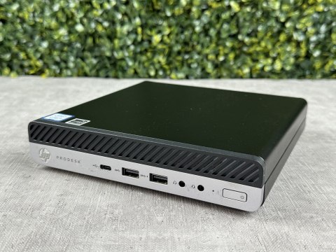 Komputer HP 600 G4 Mini i5-8500T 16/256GB NVMe W11P - WiFi Uszk. Front - Klasa A- - Gwarancja 24M