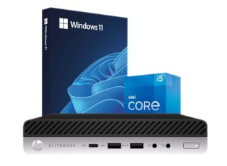 Komputer HP 800 G5 I7 8700 16/256GB NVME WIN11P WIFI - Klasa A - Gwarancja 24M