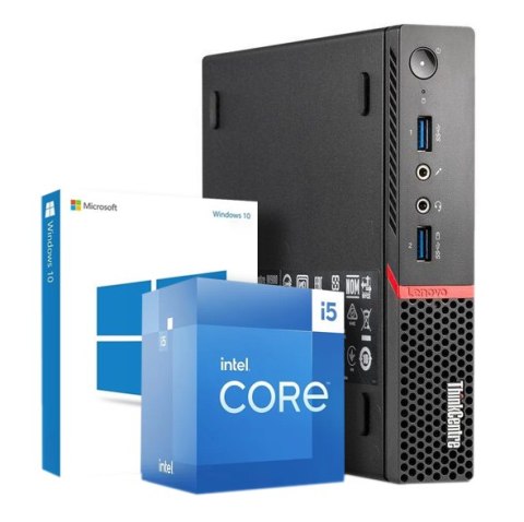 Komputer Lenovo M900 Tiny i5 6500T 16GB 256GB NVMe Win10P - Klasa A- - Gwarancja 24M
