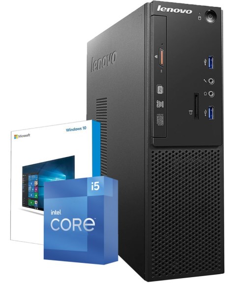 Komputer Lenovo S510 i5 6400 16/240GB DDR4 Win10P - DVD - Klasa A- - Gwarancja 24M