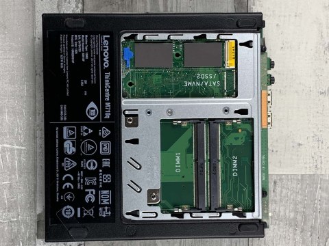 Komputer Lenovo THINKCENTRE M710Q tiny i5-7400T DDR4 16GB M.2 NVMe 256GB WIN10 WiFi Kl.-A - Klasa A- - Gwarancja 24M