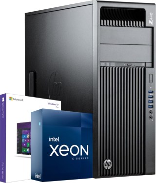 Komputer stacjonarny HP Z440 WORKSTATION XEON E5-1620 V4 QP4000 32GB DDR4 256GB NVME W10P - Klasa A- - Gwarancja 24M