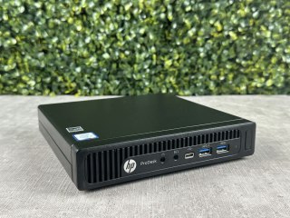 Mini Komputer HP 600 G2 i5 6500T 16/256GB NVMe Win10P - WiFi Uszk. USB - Klasa A- - Gwarancja 24M