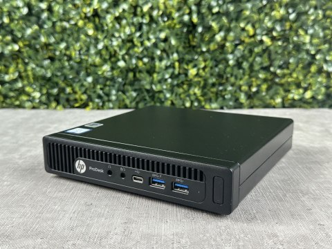 Mini Komputer HP 600 G2 i5 6500T 16/256GB NVMe Win10P - WiFi Uszk. USB - Klasa A- - Gwarancja 24M