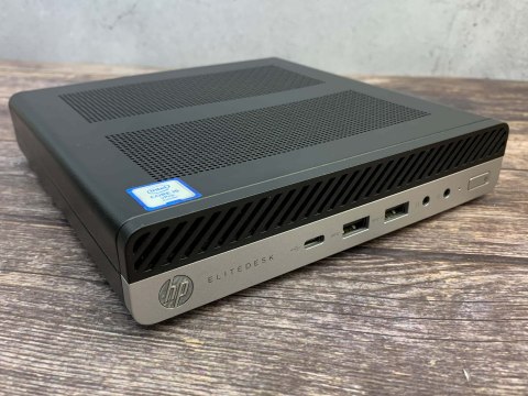 Mini Komputer HP 800 G3 i5-7500 16GB DDR4 256GB NVMe Win10H - Klasa A - Gwarancja 24M